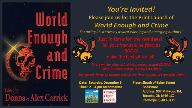 World Enough Print Launch Invitation