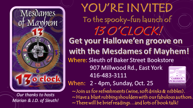 13 O'Clock Launch Invitation