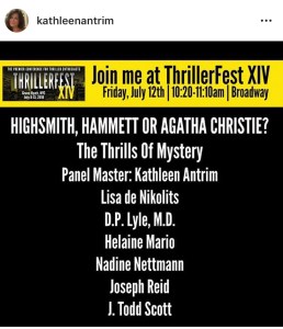 Thrillerfest Panel